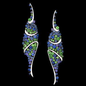 Sapphire Jewelry Pavoni Sapphire Earrings