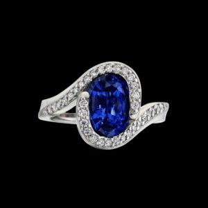 Embrace sapphire ring