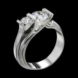 Diamond, White Gold Ring | Fiore Diamante