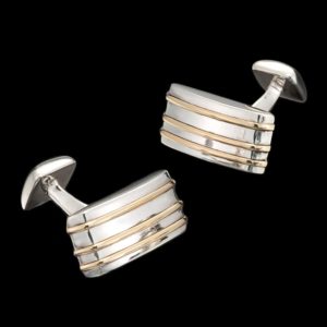 Vibe Cufflinks with Gold
