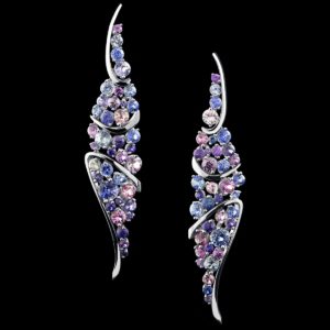 Sapphire Earrings Pavoni Lilac Earrings