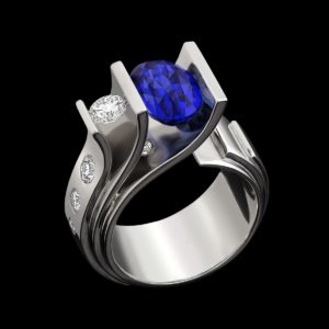 Sapphire Jewelry Fiore Grande Sapphire Ring2