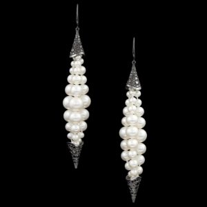 akoya pearl black diamond earrings sexy & dangerous