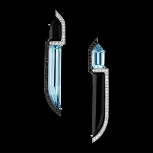 Aquamarine, Tourmaline & Diamond Earrings | Belvedere
