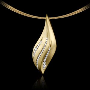 Diamond & Gold Pendant | Dune