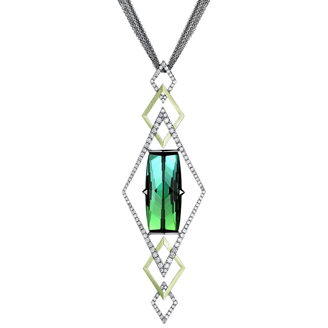 Murano Tourmaline Pendant